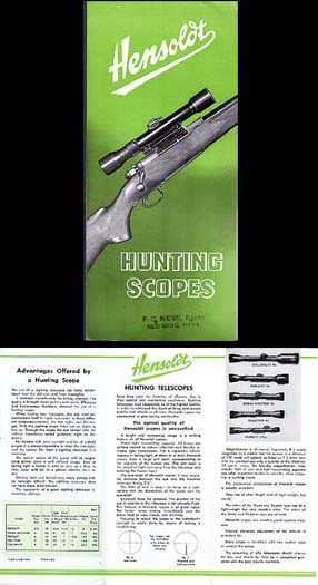 1948 Hensoldt Scope Brochure